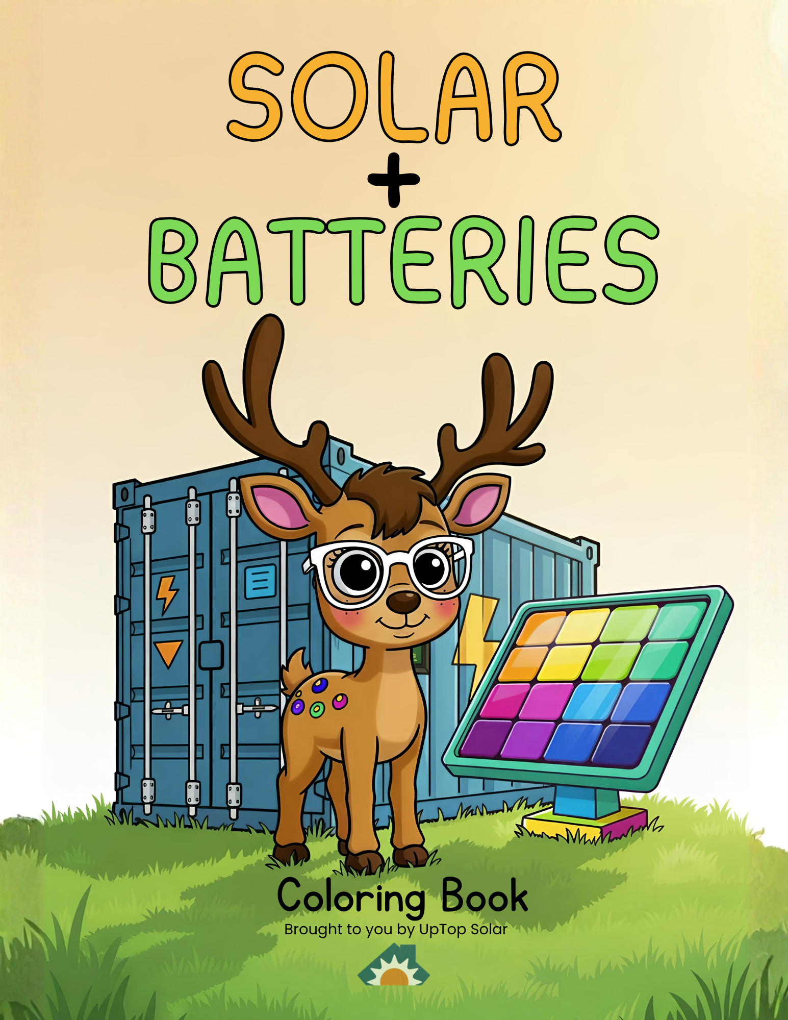 Solar Learning Coloring Book cover
